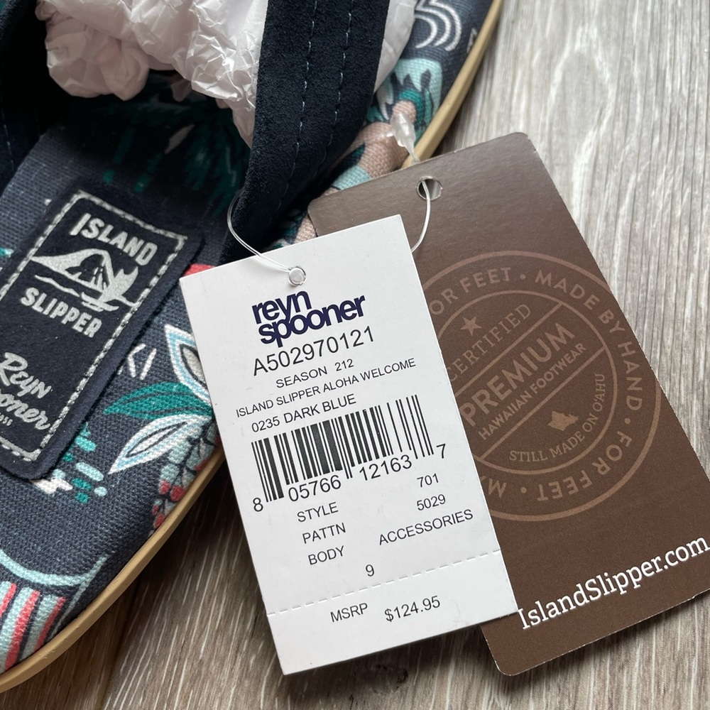 NWT Reyn Spooner Island Slipper Sandals Flip Flops - Women’s Size 9 - Picture 6 of 6